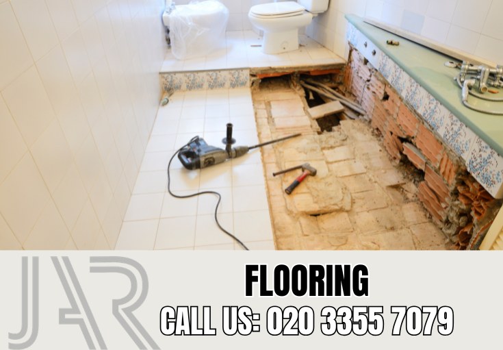 Bathroom Flooring Installation by Kentishtown Bathroom Fitters